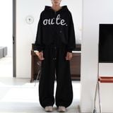  Quần Dài Outerity Classic Nỉ Hai Da 360gsm Ống Rộng 