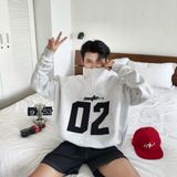  Áo Sweater Halfzip Outerity Nỉ Bông Thêu Đắp Form Boxy 