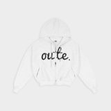  Áo Khoác Nỉ Hai Da 360gsm Hoodie Zip Outerity Big Logo Form Boxy 
