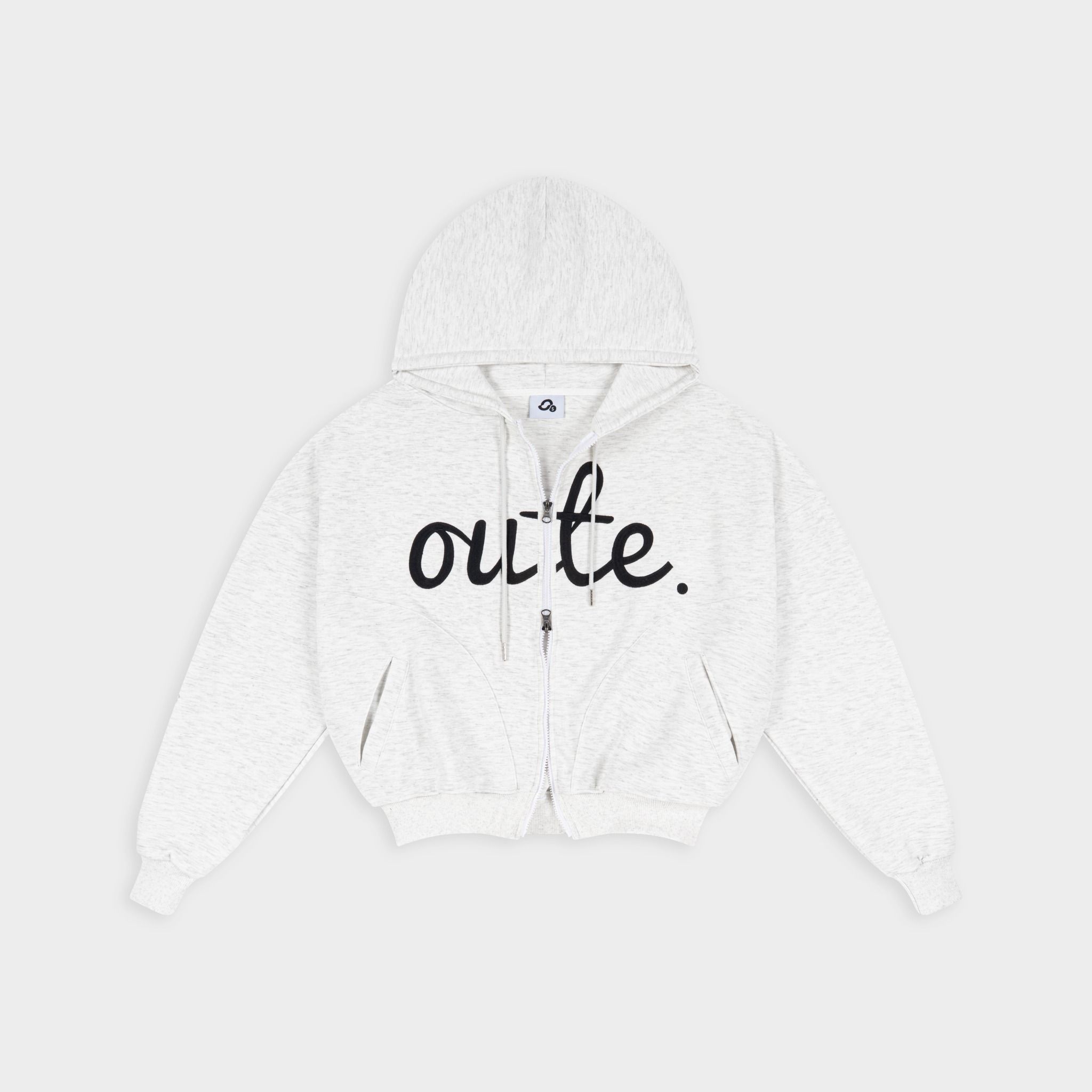  Áo Khoác Nỉ Hai Da 360gsm Hoodie Zip Outerity Big Logo Form Boxy 