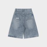  Quần Jean Lửng Outerity Denim Wash Ống Rộng 