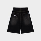  Quần Jean Lửng Outerity Denim Wash Ống Rộng 