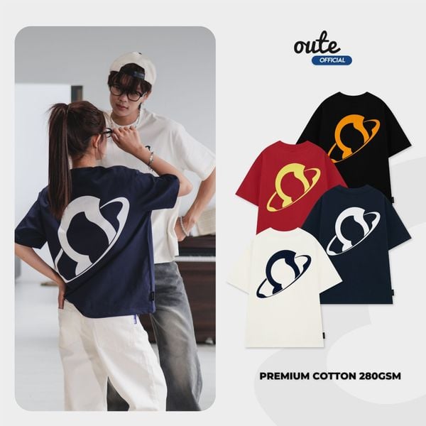  Áo Thun Outerity Cosmic Form Oversize 280gsm 