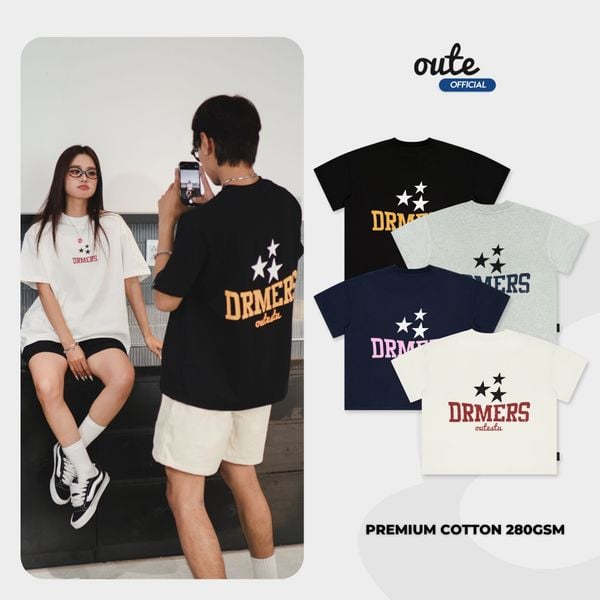  Áo Thun Form Boxy Outerity Tri-Star 