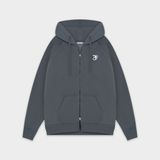  Outerity Basic Hoodie Double Zip Dino / Gray pintripe 