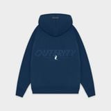  Outerity Basic Hoodie Double Zip Dino / Navy peony 