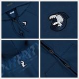  Outerity Basic Hoodie Double Zip Dino / Navy peony 
