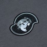  Outerity Basic Boxy Hoodie - Double Zip / Gray Pinstripe 