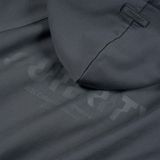  Outerity Basic Boxy Hoodie - Double Zip / Gray Pinstripe 