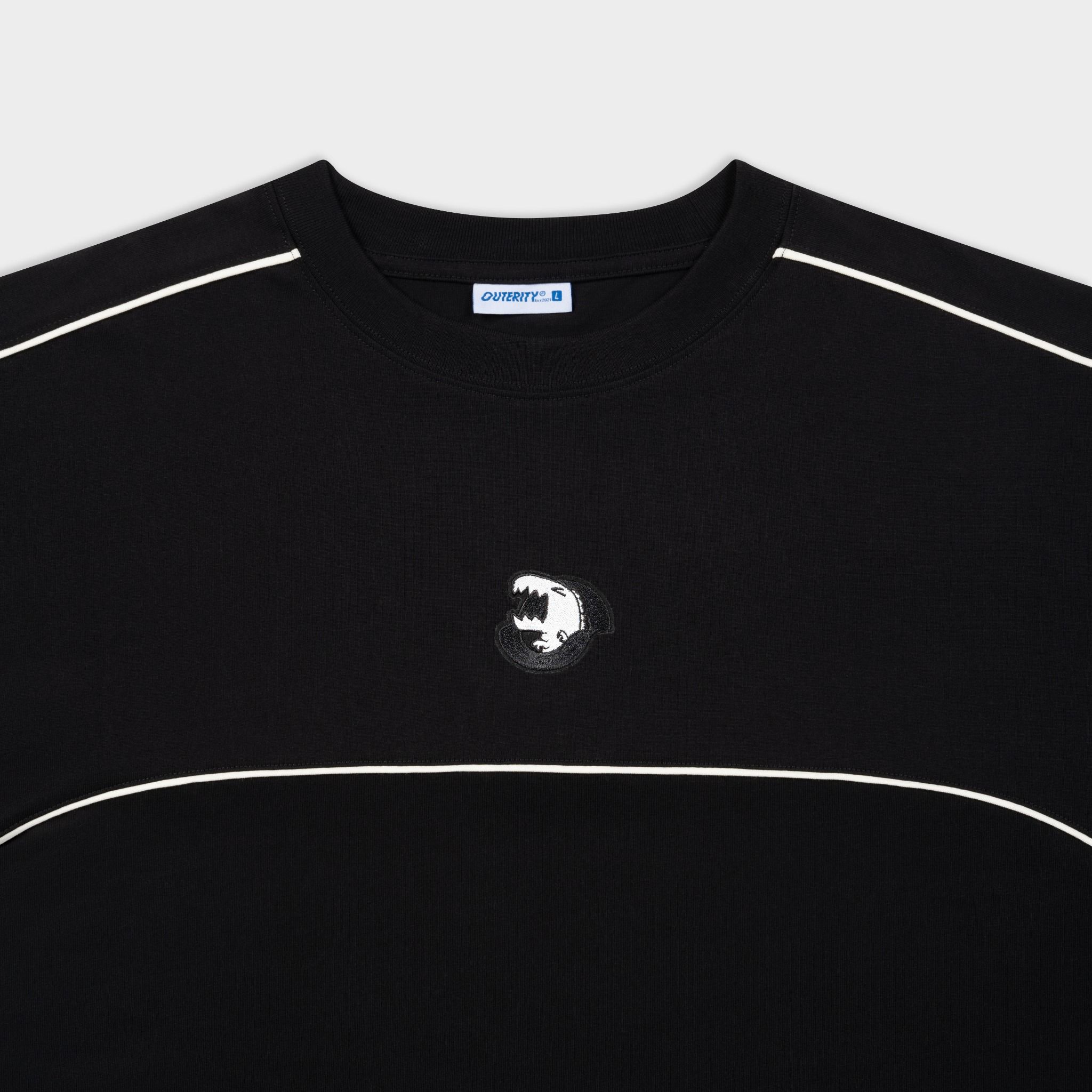  Outerity Line Dino Tee / Black - Cano 