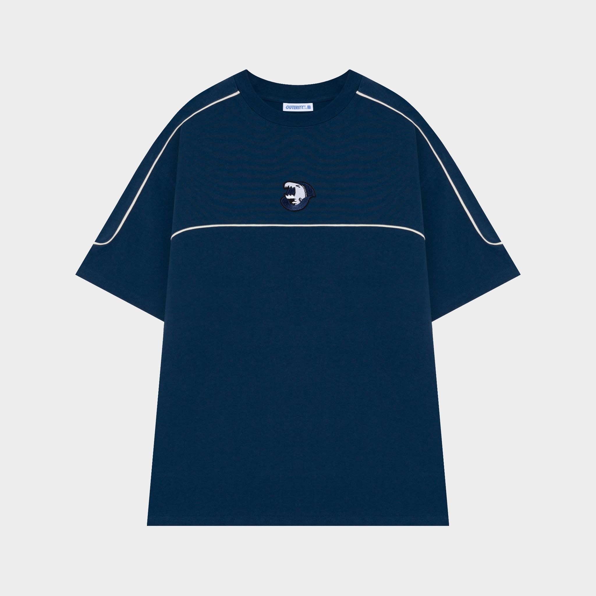  Outerity Line Dino Tee / Navy - Cano 