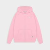  HOODIE ZIP SIGNATURE / PINK PASTEL COLOR 