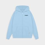  HOODIE ZIP SIGNATURE / SKY BLUE COLOR 