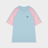  Outerity Kitty Kitty Tee / Sky Blue - Pink 