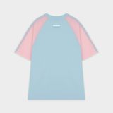  Outerity Kitty Kitty Tee / Sky Blue - Pink 