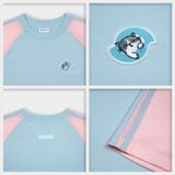  Outerity Kitty Kitty Tee / Sky Blue - Pink 