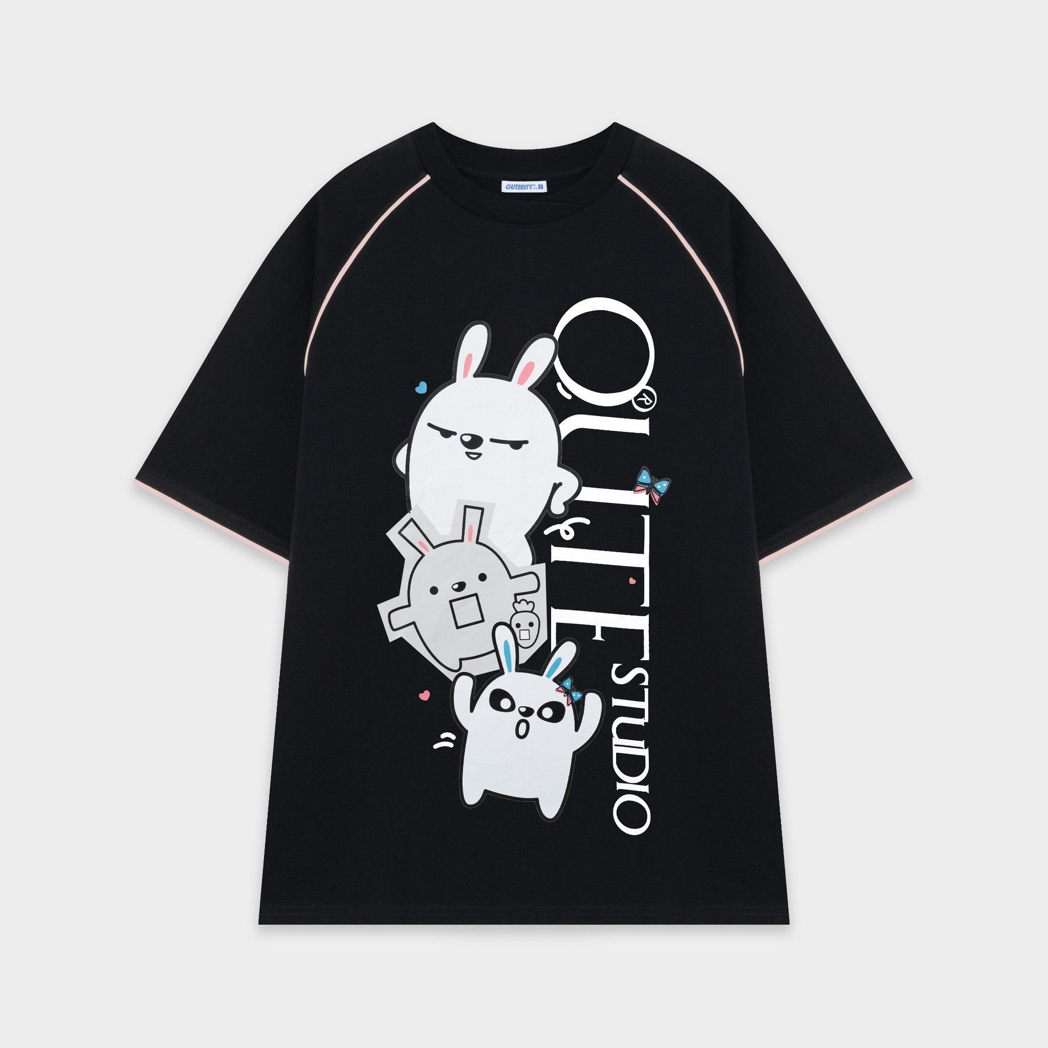  Outerity Bunnies Tee / Black 