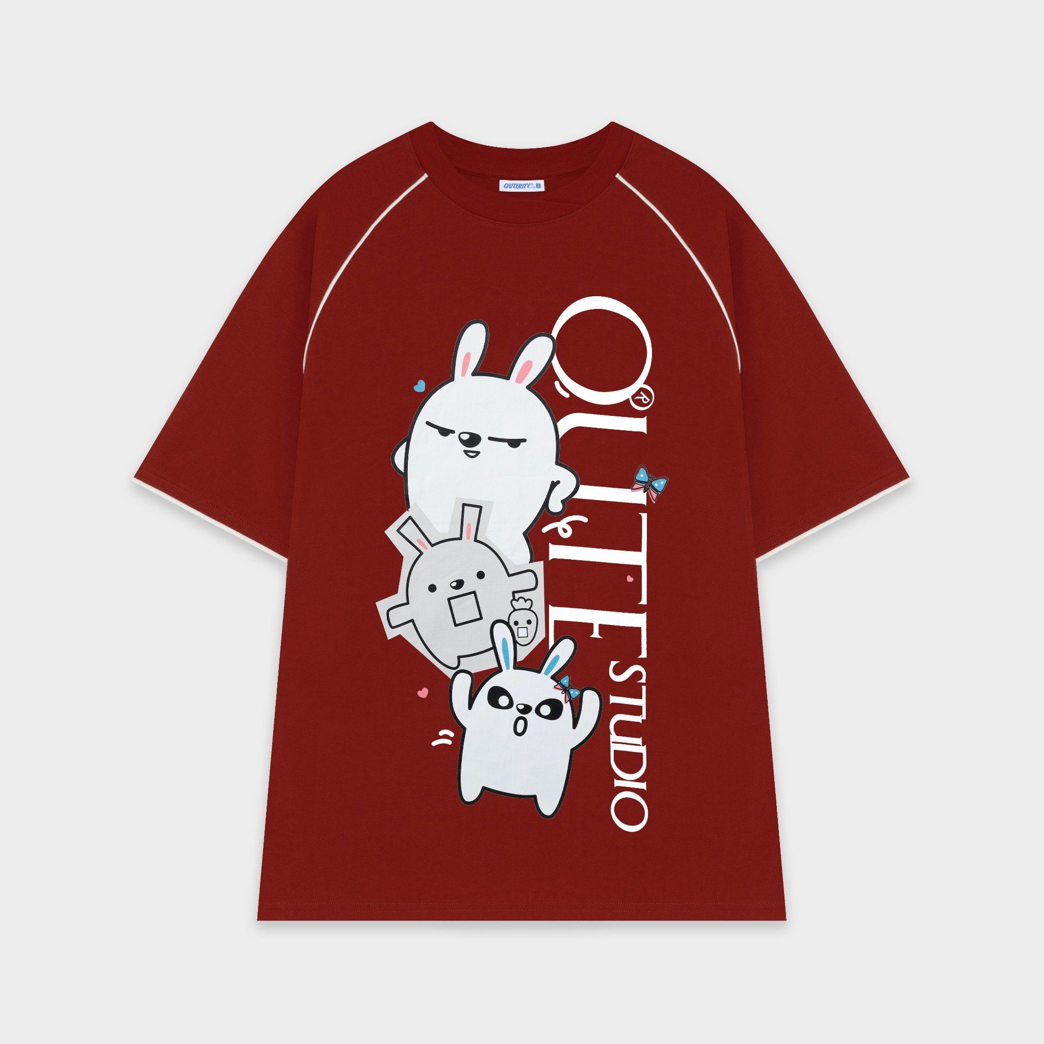  Outerity Bunnies Tee / Red 