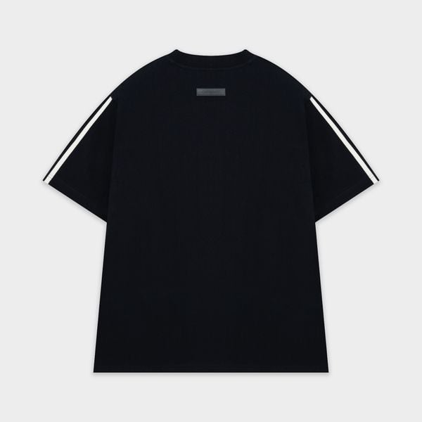  Outerity Sporty Basic Tee / Black & Canoli cream 