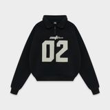  Áo Sweater Halfzip Outerity Nỉ Bông Thêu Đắp Form Boxy 