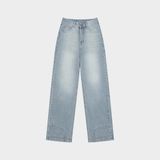  Outerity Jean Bottom Up Form Unisex  /  Xanh Da Trời 