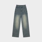  Outerity Jean Bottom Up Form Unisex  /  Xanh Vàng 