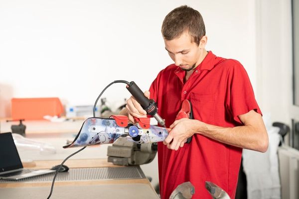  107.146 Tubular nozzle (ø 21.3) ø 2 mm, 40 mm for Hot Jet S 