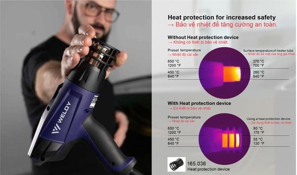  165.036 Weldy Heat protection for HG/HT 330/530 