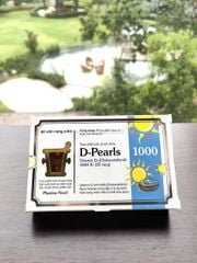 Viên Uống Bổ Sung Vitamin D 1000IU D-Pearls Hỗ Trợ Sức Khỏe Xương Khớp