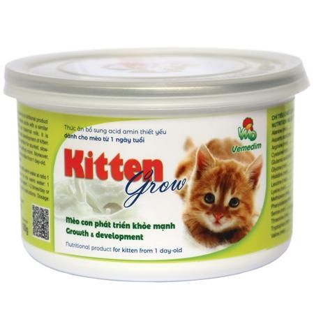 Sữa cho mèo Kitten Grow (cao cấp) 100g