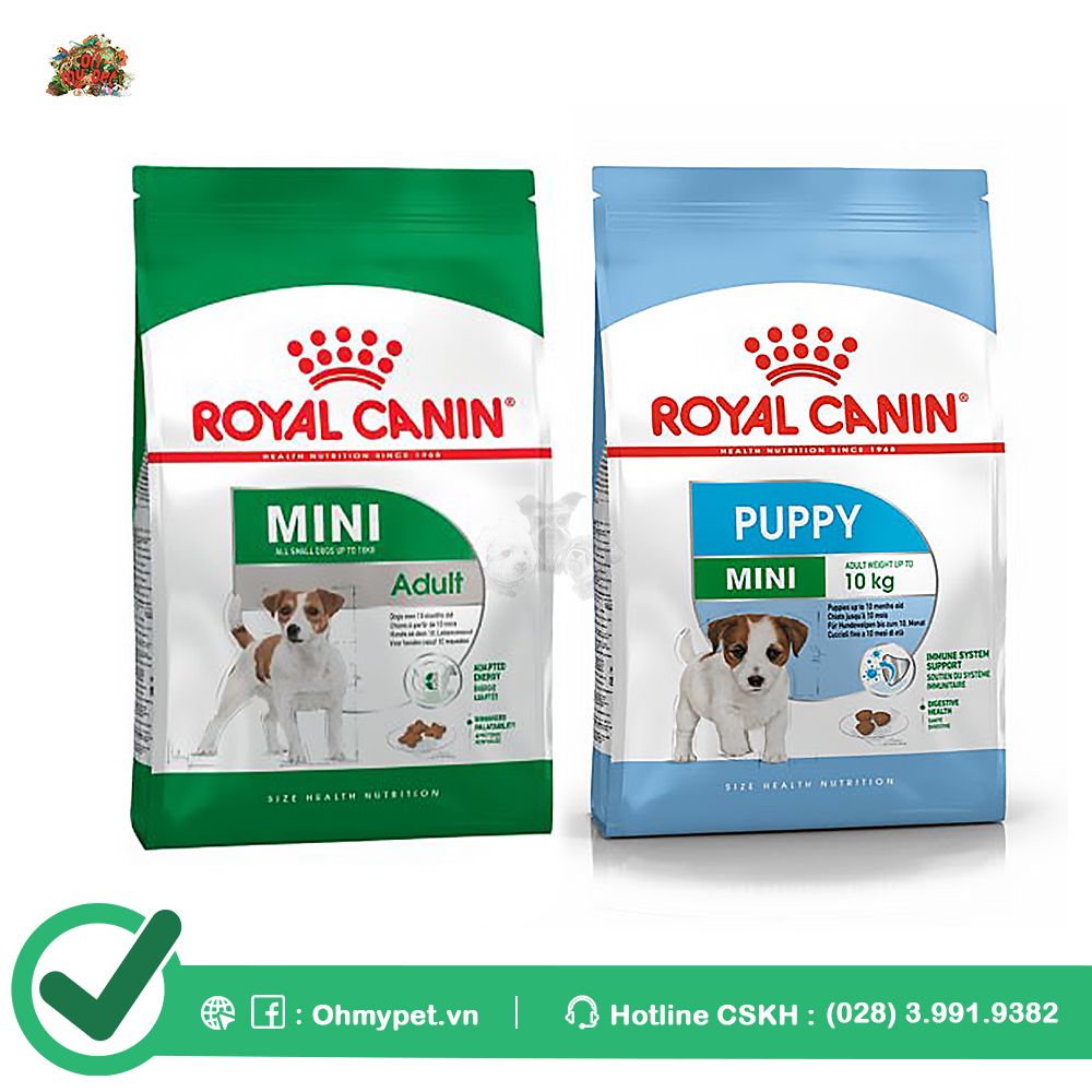 ROYAL CANIN Thức ăn hạt cho giống chó nhỏ Mini