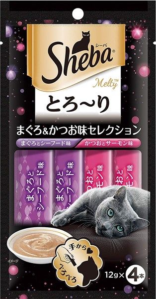 Sheba Melty Tuna & Seafood 12grx4