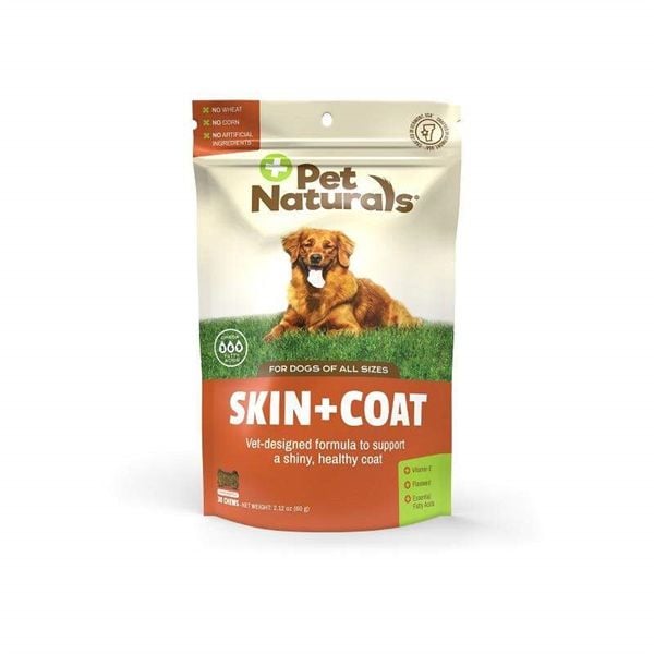 Hỗ trợ da và lông cho cún Pet Naturals Skin + Coat 60gr