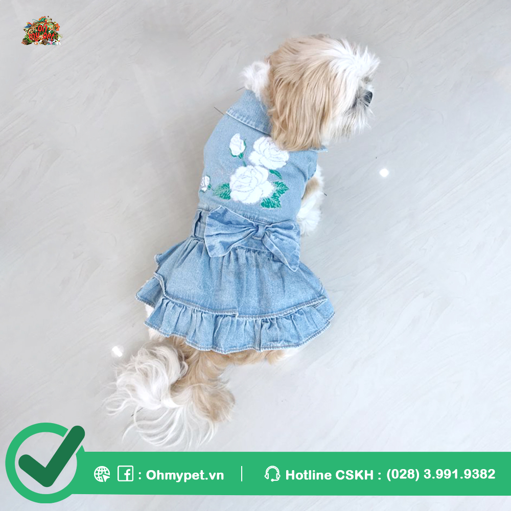 Đầm len cho chó mèo D460 DOGGY DOLLY  Ohmypet Petshop