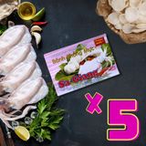  Combo 5 Bánh Phồng Mực 200g 