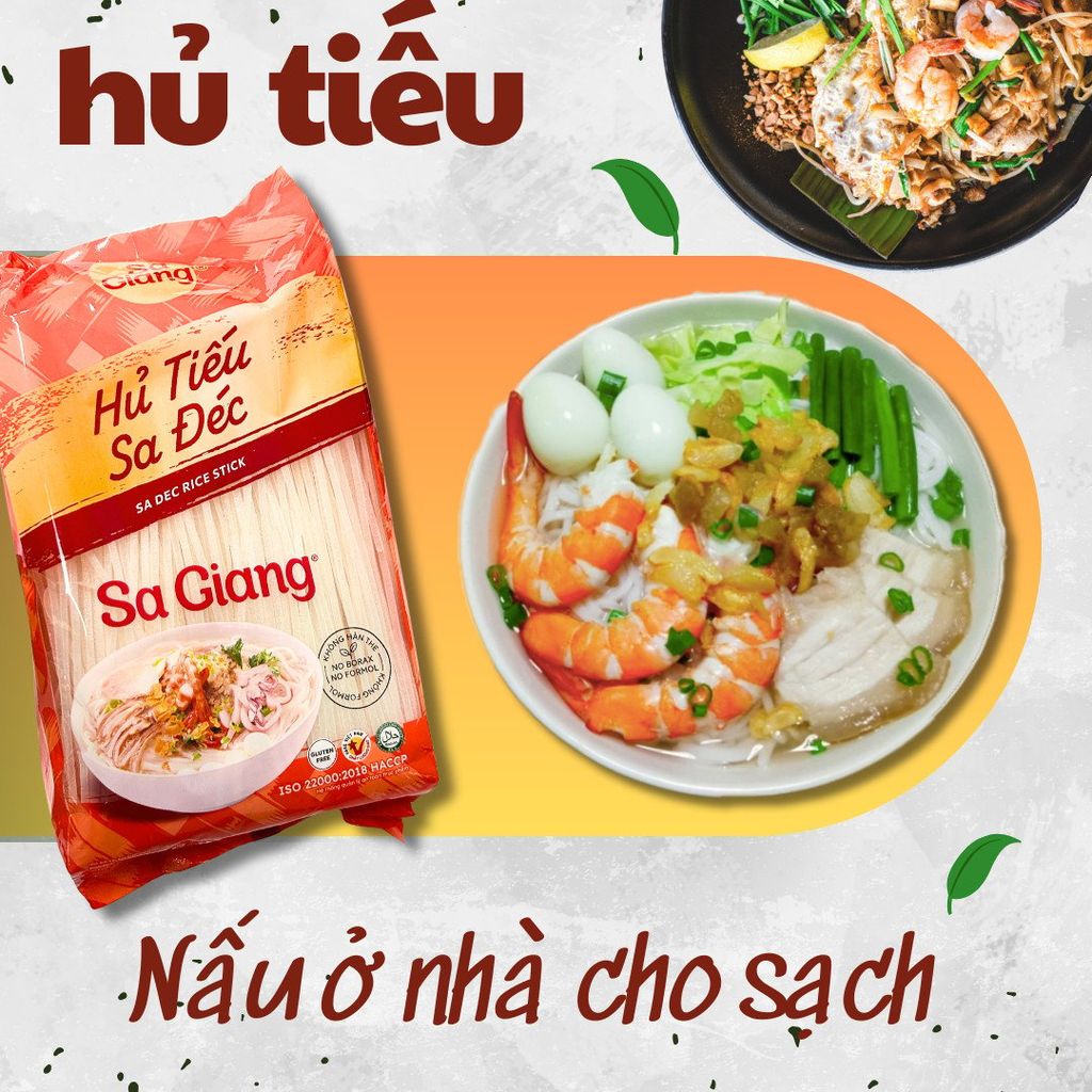  Combo  5 Hủ Tiếu Sa Đéc 400g 