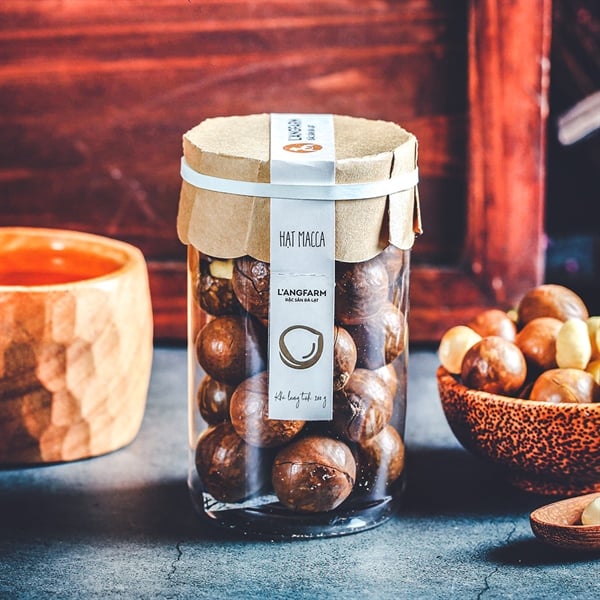 Hạt macca, 200g, hũ, mẫu tobita, L