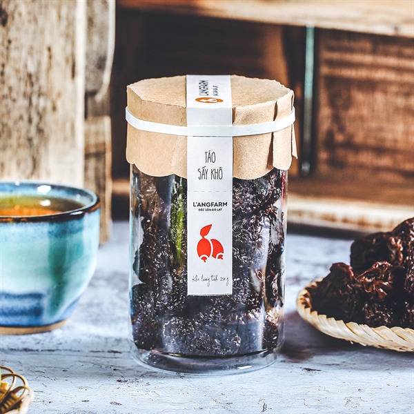 Táo sấy khô, 250g, hũ, mẫu tobita, L