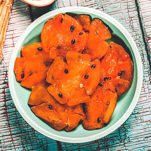 Chanh dây sấy dẻo, 250g, bịch, mẫu kraft 1 mặt trong, L