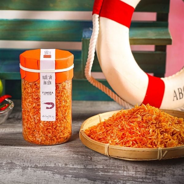 Ruốc sấy ăn liền, 110g, hũ, mẫu tobita, Yumsea
