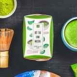 Bột trà xanh matcha túi 4g, hộp, 16 túi, mẫu hanko, Matchi Matcha