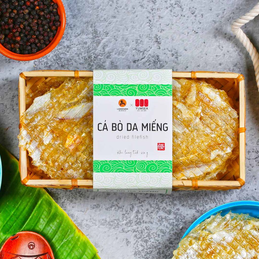 Cá bò da miếng khô, 550g, khay, mẫu inaka, Yumsea