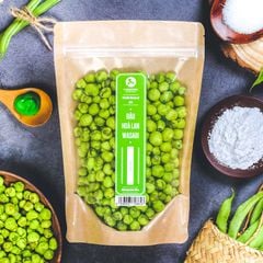 Đậu hoà lan wasabi, 200g, bịch, mẫu kraft 1 mặt trong, L'angfarm