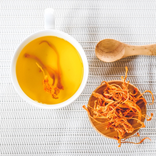 Nấm đông trùng hạ thảo sấy khô, 10g, hộp, mẫu quà tặng, L