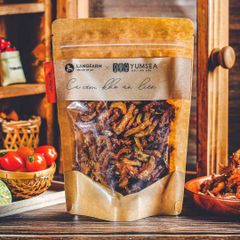 Cá cơm kho ăn liền, 150g, bịch, mẫu kraft 1 mặt trong, Yumsea