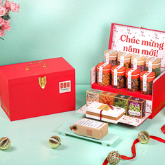 Set quà tết Yumsea - Mika, 14 món, set, mẫu trunk, Yumsea