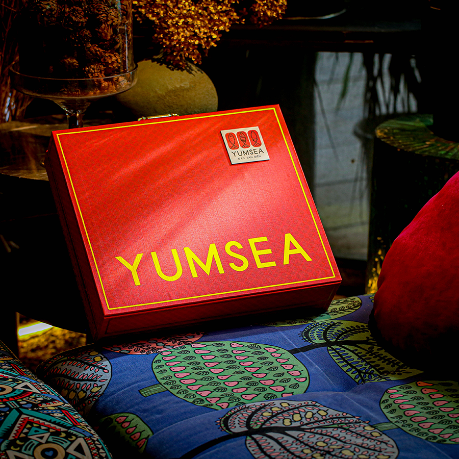 Set quà tết Yumsea 2024 - Qaka 24, 5 món, set, mẫu vali, Yumsea