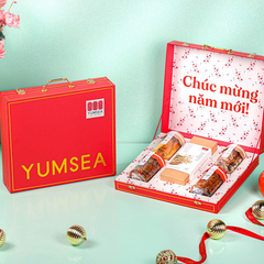 Set quà tết Yumsea - Qaka, 5 món, set, mẫu vali, Yumsea