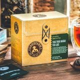 Trà trái nhàu túi lọc, 25 tép, hộp, mẫu quấn dây kraft, L'angfarm