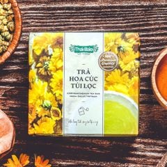 Trà hoa cúc túi lọc, 60 tép, hộp, mẫu pastel art, Thái Bảo